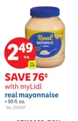 Lidl real mayonnaise offer