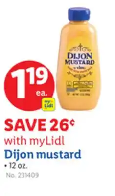 Lidl Dijon mustard offer