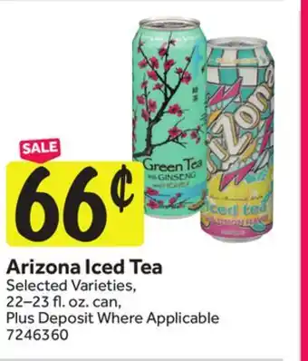 Stop&Shop Arizona Iced Tea offer