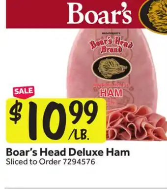 Stop&Shop Boar's Head Deluxe Ham offer