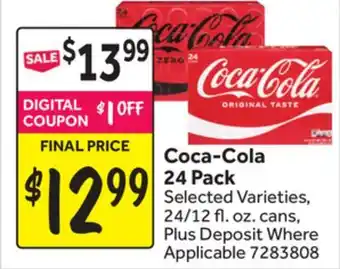 Stop&Shop Coca-Cola 24 Pack offer