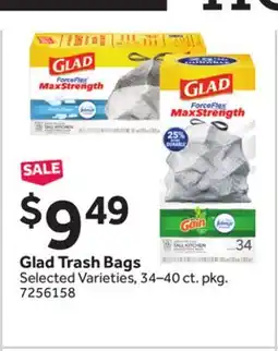 Stop&Shop Glad Trash Bags offer