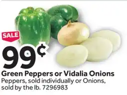 Stop&Shop Green Peppers or Vidalia Onions offer