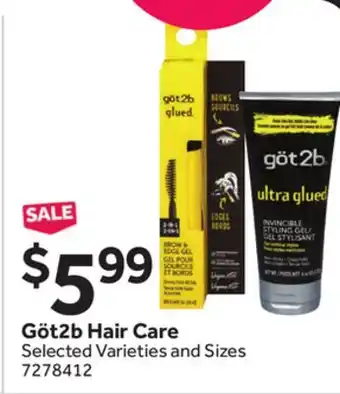 Stop&Shop Göt2b Hair Care offer