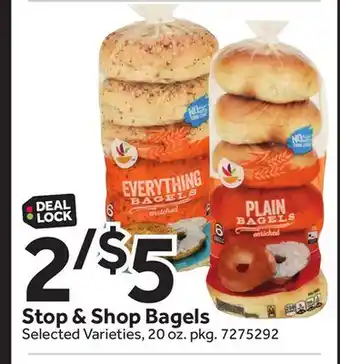 Stop&Shop Stop & Shop Bagels offer