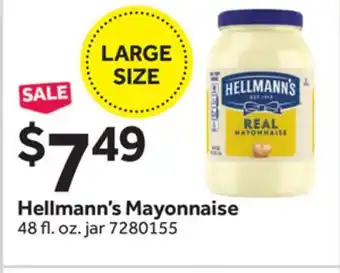 Stop&Shop Hellmann's Mayonnaise offer