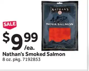 Stop&Shop Nathan's Smoked Salmon offer