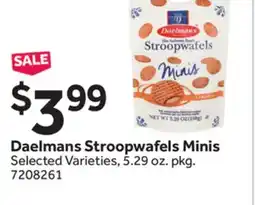 Stop&Shop Daelmans Stroopwafels Minis offer