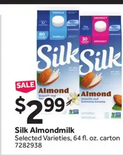 Stop&Shop Silk Almondmilk offer