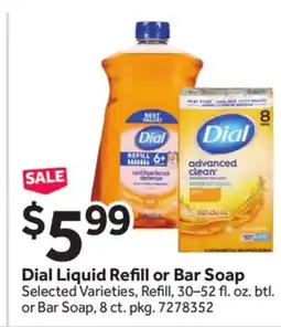 Stop&Shop Dial Liquid Refill or Bar Soap offer