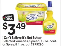 Stop&Shop I Can't Believe It's Not Butter offer