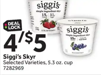 Stop&Shop Siggi's Skyr offer