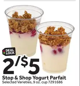 Stop&Shop Stop & Shop Yogurt Parfait offer