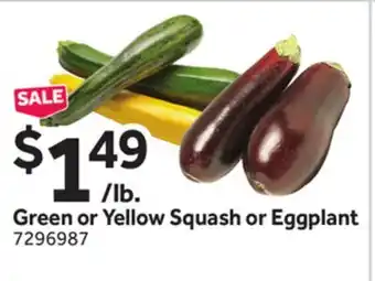 Stop&Shop Green or Yellow Squash or Eggplant offer
