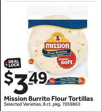 Stop&Shop Mission Burrito Flour Tortillas offer