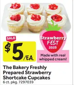 Stop&Shop The Bakery Freshly Prepared Strawberry Shortcake Cupcakes offer