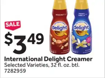 Stop&Shop International Delight Creamer offer