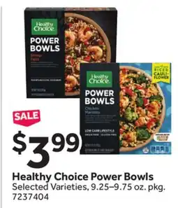 Stop&Shop Healthy Choice Power Bowls offer