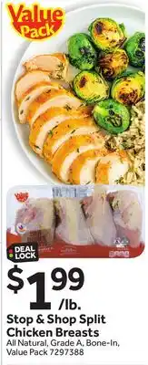 Stop&Shop Stop & Shop Split Chicken Breasts offer