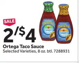 Stop&Shop Ortega Taco Sauce offer