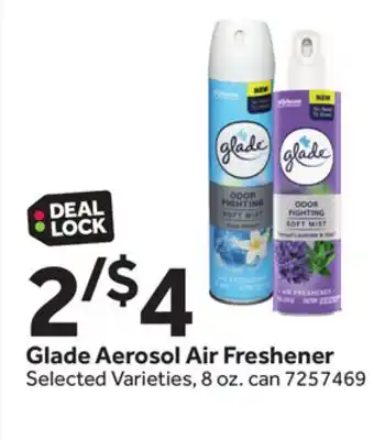 Stop&Shop Glade Aerosol Air Freshener offer