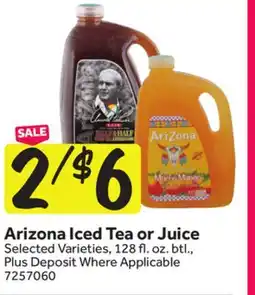 Stop&Shop Arizona Iced Tea or Juice offer