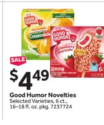 Stop&Shop Good Humor Novelties offer