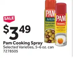 Stop&Shop Pam Cooking Spray offer