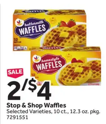 Stop&Shop Stop & Shop Waffles offer