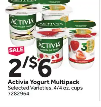 Stop&Shop Activia Yogurt Multipack offer