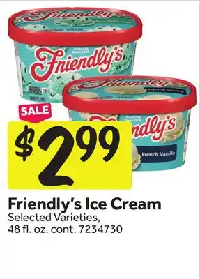 Stop&Shop Friendly's Ice Cream offer