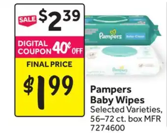 Stop&Shop Pampers Baby Wipes offer