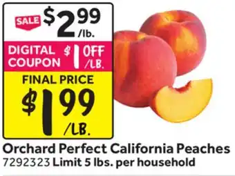 Stop&Shop Orchard Perfect California Peaches offer