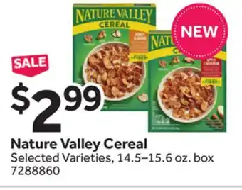 Stop&Shop Nature Valley Cereal offer