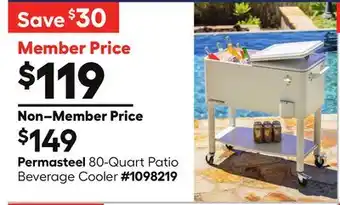 Lowe's 80-Quart Patio Beverage Cooler offer