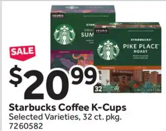 Stop&Shop Starbucks Coffee K-Cups offer