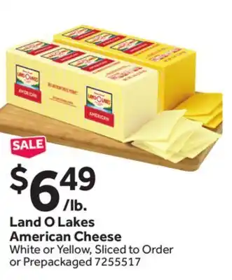 Stop&Shop Land O Lakes American Cheese offer