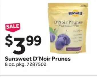 Stop&Shop Sunsweet D'Noir Prunes offer