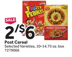 Stop&Shop Post Cereal offer