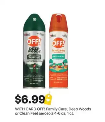 CVS OFF! Family Care, Deep Woods or Clean Feel aerosols 4-6 oz, 1 ct offer
