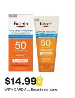 CVS ALL Eucerin sun care offer