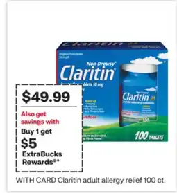 CVS Claritin adult allergy relief 100 ct offer