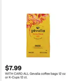 CVS ALL Gevalia coffee bags 12 oz or K-Cups 12 ct offer