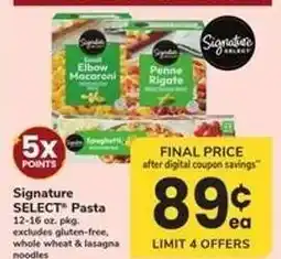 Safeway Signature Select Pasta offer