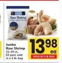 Safeway Jumbo Raw Shrimp offer