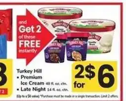 Safeway Turkey Hill Ice Cream offer