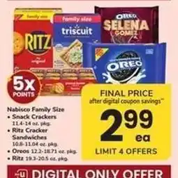Safeway Nabisco Family Size offer