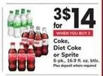 Safeway Coke, Diet Coke Or Sprite offer