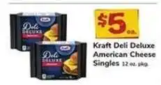 Safeway Kraft Deli Deluxe American Cheese Singles offer
