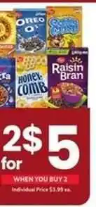 Safeway Cereal offer